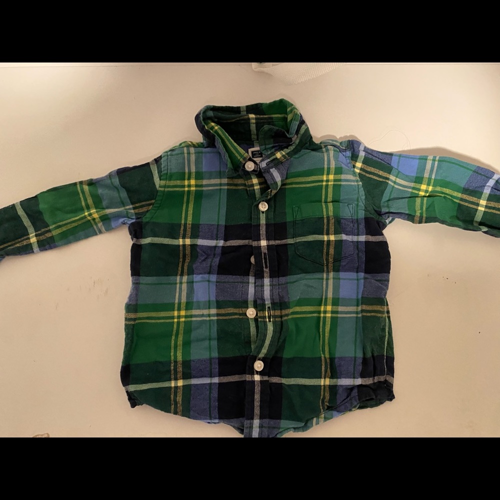 Janie & Jack holiday button down 12-18m